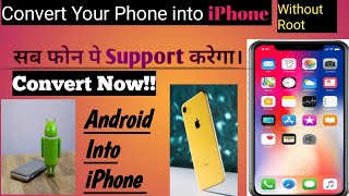 Install iOS in android 2021. #iphone #iphone12 #android