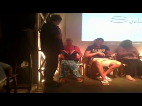 Comedy Stage Hypnotist Simon Warner Hypnosis Show as taught by Hypnotism Trainer Jonathan Royle 04