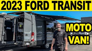 2023 Ford Transit - CUSTOM MOTO VAN! Full Exterior & Interior Walkaround Review