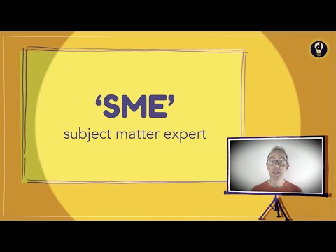 Working With SMEs