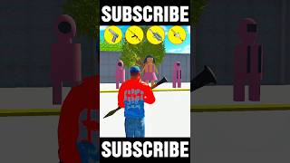 Indian Bikes Driving 3D 💥 All Guns 🔫 Challenge 🤯 Squid Game Maps #shorts #gaming #challenge #gta