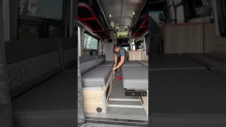 This camper van is HUGE inside! ￼#vanlife #rvtour #campervan