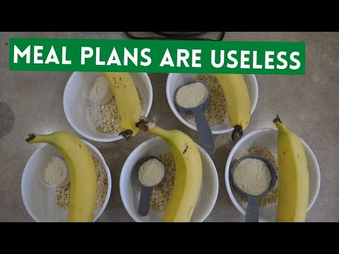 Meal plans are the WORST thing YOU can follow