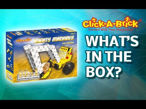 Click-A-Brick Mighty Machines - What's In The Box?