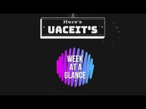 UAceIt's Week at a Glance (13th Sept - 19th Sept)
