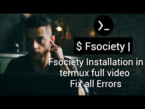 Fsociety Tool in Termux | How to install Fsociety Tool in Termux | Fix all Errors