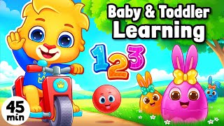 Baby Learning, Baby Songs, Toddler Learning Videos, Learn Numbers, Shapes, Colors, ABC With Lucas