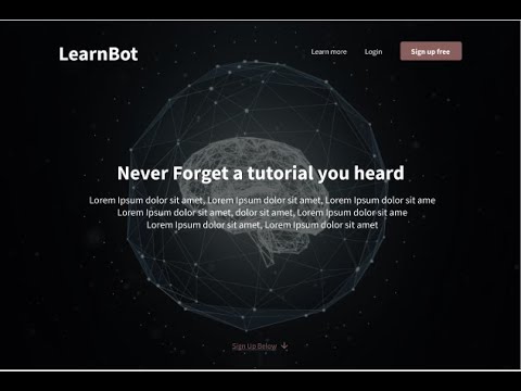 LearnBot demo | NaijaHacks2019