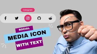 social media icon css || css social media || social media icon effects