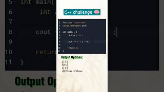 C++ CODING challenge 🧠| basic coding interview questions #cpp #techshorts #cs #gateexam #coding