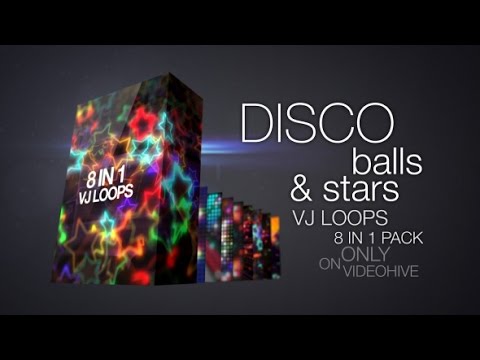 Disco Balls & Stars VJ Pack