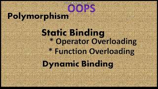 Polymorphisms | Static & Dynamic Binding