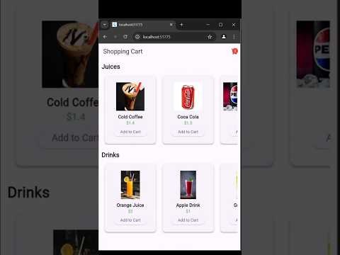 🚀 Flutter Shopping Cart UI with Hover Effects | Modern & Attractive Design #freefire #smartphone