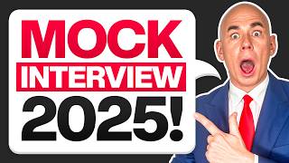 MOCK INTERVIEW 2025! Job Interview Questions & Answers (How to PREPARE for an INTERVIEW) 100% PASS!