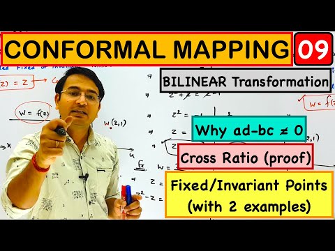 Bilinear Transformation-Cross Ratio & Fixed Points: Conformal Mapping lecture-9