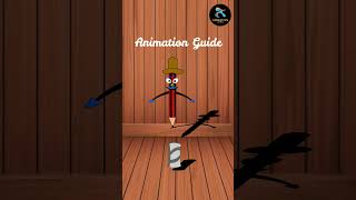 Pencil-Rubber Jumping Animation #shorts #youtubeshorts #viralshorts #trendingshorts। Animation Guide