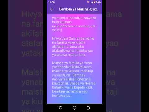 ufaafu wa mbembea ya maisha