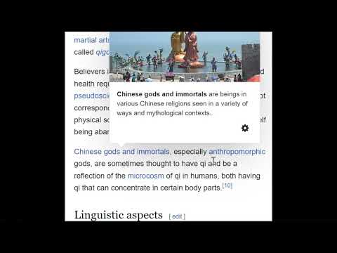 Chinese Qi or an Evil Companion