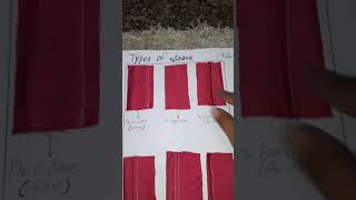 Types of Seams | silai k Prakar| watch full vedio link in description.|