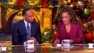 Stephen A. Smith & Sunny Hostin Clash Over Video Urging Troops to Ignore Illegal Orders | The View