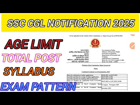 ssc cgl notification 2025 || cgl 2025 Education with Rajat is live!