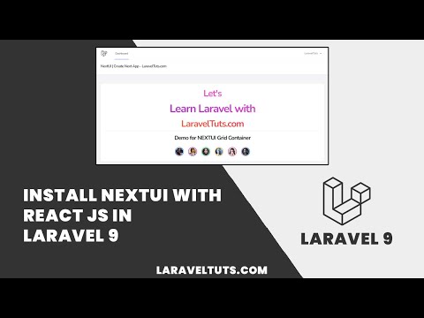 Install NextUI with React Js in Laravel 9