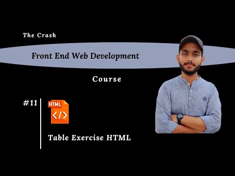 Tables  Exercise | frontend development course # 11 | ProgramWithKashif