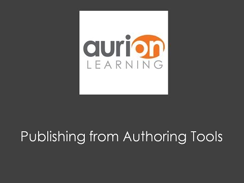 Publishing from Authoring Tools