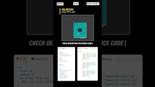 ALBUM using html css #coding #programming #album #web #frontenddeveloper