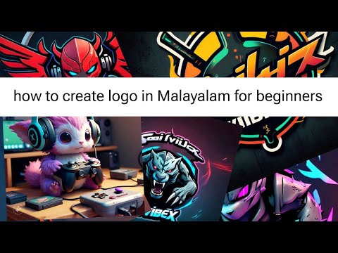 how to create logo in malayalam for begineers #technology