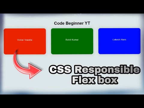 Create Responsible Flex Box Layout Using HTML and CSS