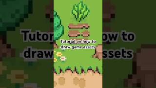 How to draw environment assets part 4 #pixel #gameassets #gamedevelopment #tutorial #gamedesign