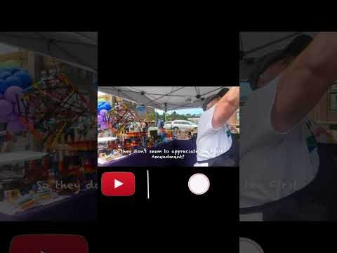 Told to not film at Pride Festival... First Amendment Auditing a Public Festival