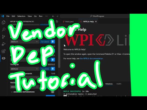 How to Install Vendor Libraries For YAGSL