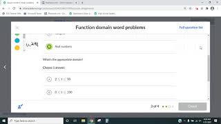 Function Domains and Recognizing Functions