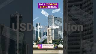 🇮🇳 Top 4 IT Exporter States In India #infratalks #ithub #itindustry #indiadevelopment #richeststate