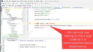 implementation vs testImplementation in Gradle project | dependency types in  build.gradle