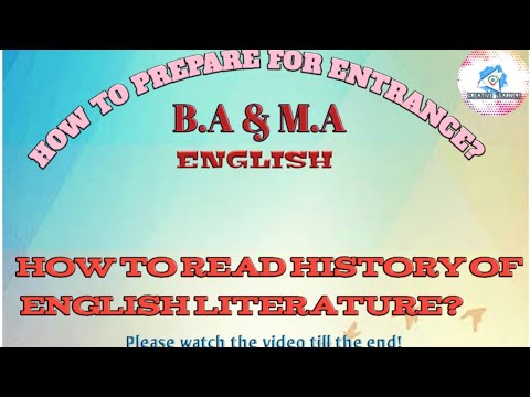 How to Prepare for B.A & M.A English entrance? EP-02 #CreativeLearners