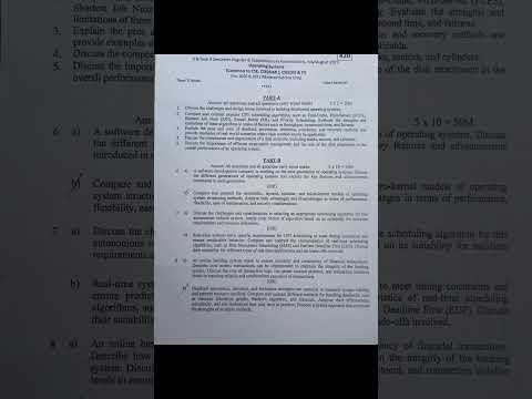 2nd year 2nd semester model papers for sem,P&S,DSGT,AI,OS #pands #DSGT #AI #operatingsystem