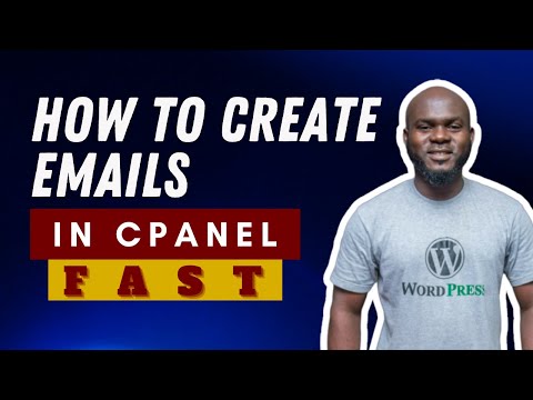 HOW to CREATE Emails on Hosting CPANEL in 2022 (VERY FAST)