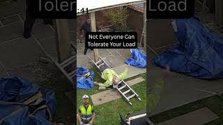🪜 Ladder Safety 🤦🙆  #thinkbeforeyouact #safetyfirst #marginofsafety #thinkbeforeyouact