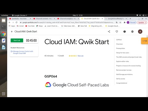 Cloud IAM: Qwik Start  |  GSP064