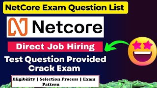 Netcore Exam Question List PDF - Netcore Hackerearth Exam Questions | Netcore Hiring 2025