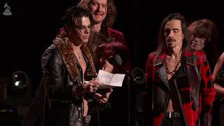 YUNGBLUD Wins BEST ROCK PERFORMANCE | 2026 GRAMMYs Acceptance Speech