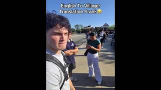Minecraft villager translator prank😂 #chriswilldoit #mp3mat #shorts #drdonut #minecraft #troll