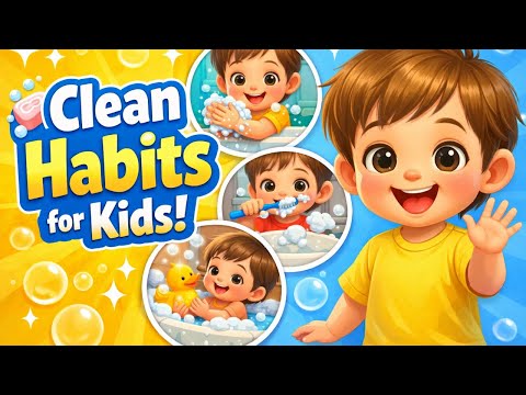 Hygiene Habits for Kids  Hand Washing, Brushing & Bath Time Happy Parts Kids