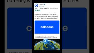 Buy USDC With Your Local Currency | No Fees | #shorts #cryptonews #coinbase#usdc