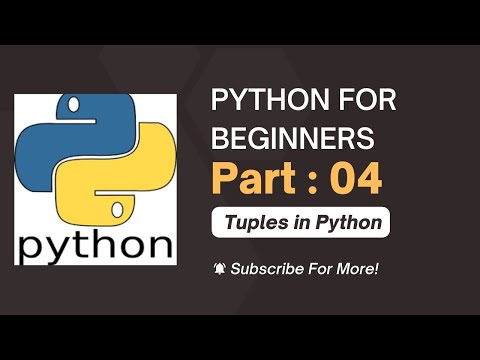 Python for beginners | Tuple in Python | Part-04 #pythonforbeginners #pythontutorial