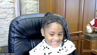 HONORARY JUDGE OF THE DAY, Naj'a Wiggins!