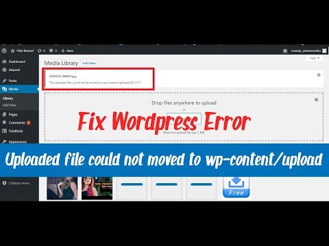 [Solved] The uploaded file could not be moved to wp-content/uploads/2017/11 error in Wordpress